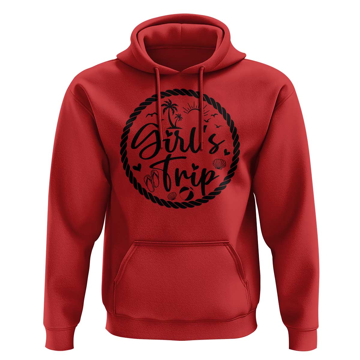 Girls Trip Hoodie Beach Party Drinks With Friends And Memories - Wonder Print Shop