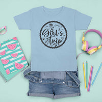 Girls Trip T Shirt For Kid Beach Party Drinks With Friends And Memories - Wonder Print Shop