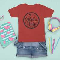 Girls Trip T Shirt For Kid Beach Party Drinks With Friends And Memories - Wonder Print Shop
