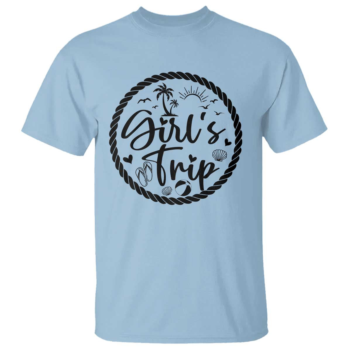 Girls Trip T Shirt Beach Party Drinks With Friends And Memories - Wonder Print Shop
