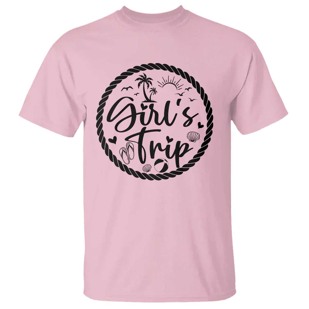 Girls Trip T Shirt Beach Party Drinks With Friends And Memories - Wonder Print Shop