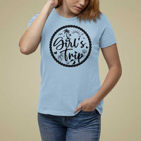 Girls Trip T Shirt For Women Beach Party Drinks With Friends And Memories - Wonder Print Shop