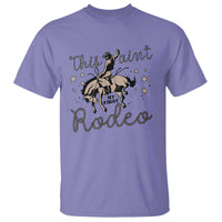 Retro Western Cowboy T Shirt This Ain't My First Rodeo Country Rope - Wonder Print Shop