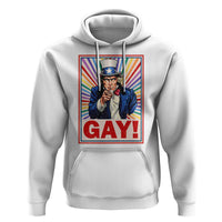 Funny LGBT Hoodie Gay Uncle Sam Ally Pride Month - Wonder Print Shop