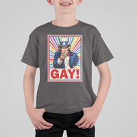 Funny LGBT T Shirt For Kid Gay Uncle Sam Ally Pride Month - Wonder Print Shop