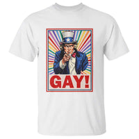 Funny LGBT T Shirt Gay Uncle Sam Ally Pride Month - Wonder Print Shop