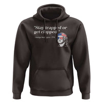 Funny 4th Of July Hoodie Stay Strapped Or Get Clapped - Wonder Print Shop