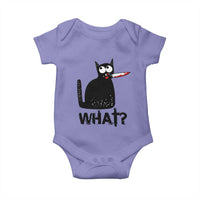 Funny Black Cat Baby Onesie What Kitten Murderous - Wonder Print Shop