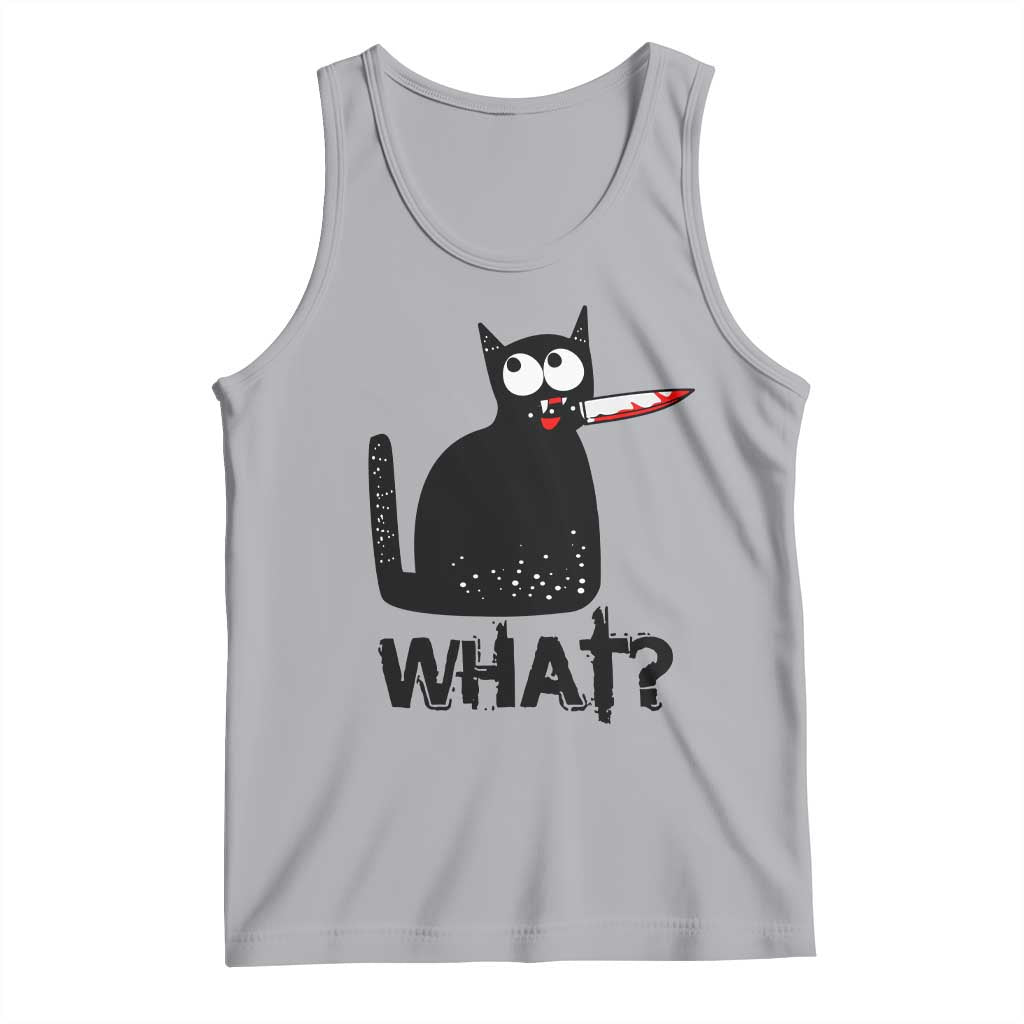 Funny Black Cat Tank Top What Kitten Murderous - Wonder Print Shop