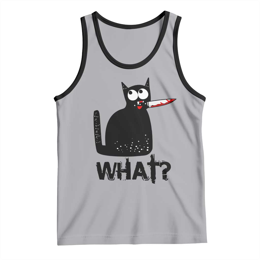 Funny Black Cat Tank Top What Kitten Murderous - Wonder Print Shop