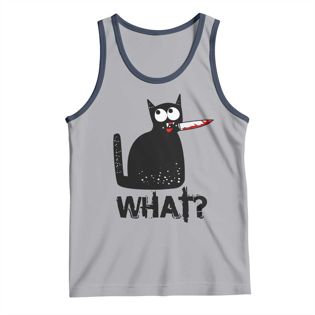 Funny Black Cat Tank Top What Kitten Murderous - Wonder Print Shop