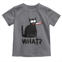 Funny Black Cat Toddler T Shirt What Kitten Murderous - Wonder Print Shop