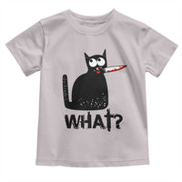 Funny Black Cat Toddler T Shirt What Kitten Murderous - Wonder Print Shop
