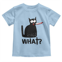 Funny Black Cat Toddler T Shirt What Kitten Murderous - Wonder Print Shop