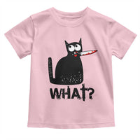 Funny Black Cat Toddler T Shirt What Kitten Murderous - Wonder Print Shop
