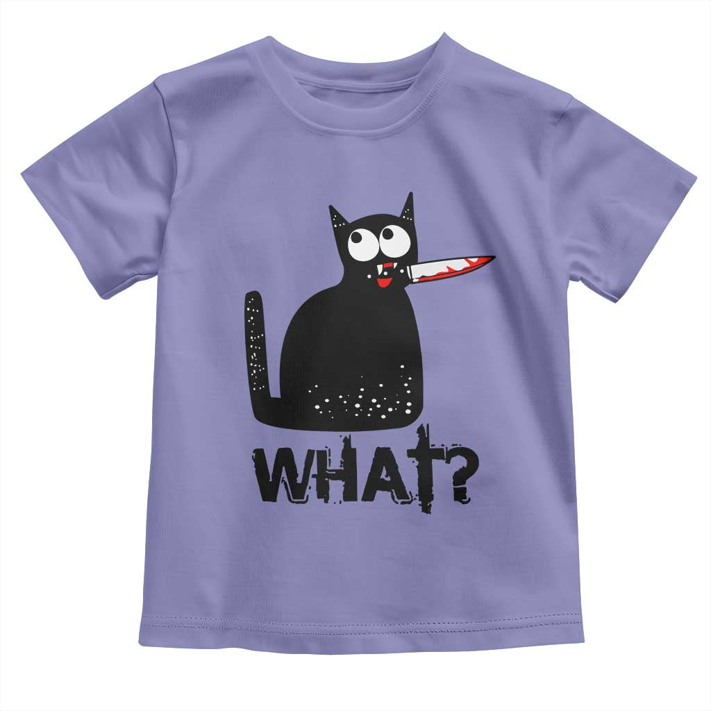 Funny Black Cat Toddler T Shirt What Kitten Murderous - Wonder Print Shop