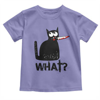 Funny Black Cat Toddler T Shirt What Kitten Murderous - Wonder Print Shop