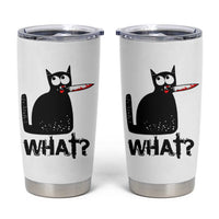 Funny Black Cat Tumbler Cup What Kitten Murderous - Wonder Print Shop