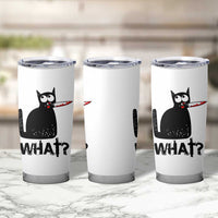 Funny Black Cat Tumbler Cup What Kitten Murderous - Wonder Print Shop