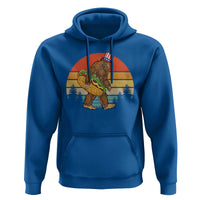 Funny Bigfoot Hoodie Carrying Hot Dog 4th Of July - Wonder Print Shop