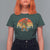 Funny Bigfoot T Shirt For Women Carrying Hot Dog 4th Of July - Wonder Print Shop