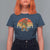 Funny Bigfoot T Shirt For Women Carrying Hot Dog 4th Of July - Wonder Print Shop