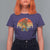 Funny Bigfoot T Shirt For Women Carrying Hot Dog 4th Of July - Wonder Print Shop