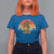 Funny Bigfoot T Shirt For Women Carrying Hot Dog 4th Of July - Wonder Print Shop