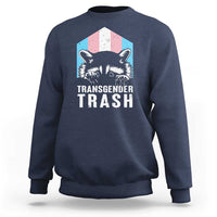Transgender Trash Raccoon Sweatshirt LGBT Vintage Rainbow Flag Pride Month - Wonder Print Shop