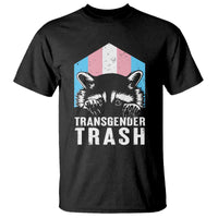 Transgender Trash Raccoon T Shirt LGBT Vintage Rainbow Flag Pride Month - Wonder Print Shop