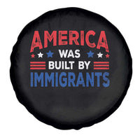 Funny America Was Built By Immigrants Spare Tire Cover Stars Stripes - Wonder Print Shop