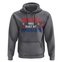 Funny America Was Built By Immigrants Hoodie Stars Stripes - Wonder Print Shop