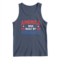 Funny America Was Built By Immigrants Tank Top Stars Stripes - Wonder Print Shop
