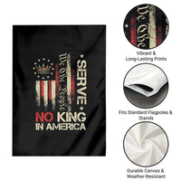 Funny We The People Serve No King In American Garden Flag Vintage Betsy Ross Flag - Wonder Print Shop
