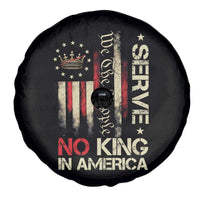 Funny We The People Serve No King In American Spare Tire Cover Vintage Betsy Ross Flag - Wonder Print Shop