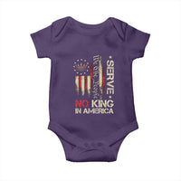 Funny We The People Serve No King In American Baby Onesie Vintage Betsy Ross Flag - Wonder Print Shop
