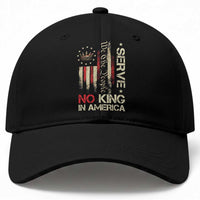 Funny We The People Serve No King In American Baseball Cap Vintage Betsy Ross Flag