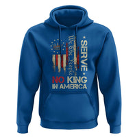 Funny We The People Serve No King In American Hoodie Vintage Betsy Ross Flag - Wonder Print Shop