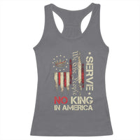 Funny We The People Serve No King In American Racerback Tank Top Vintage Betsy Ross Flag - Wonder Print Shop