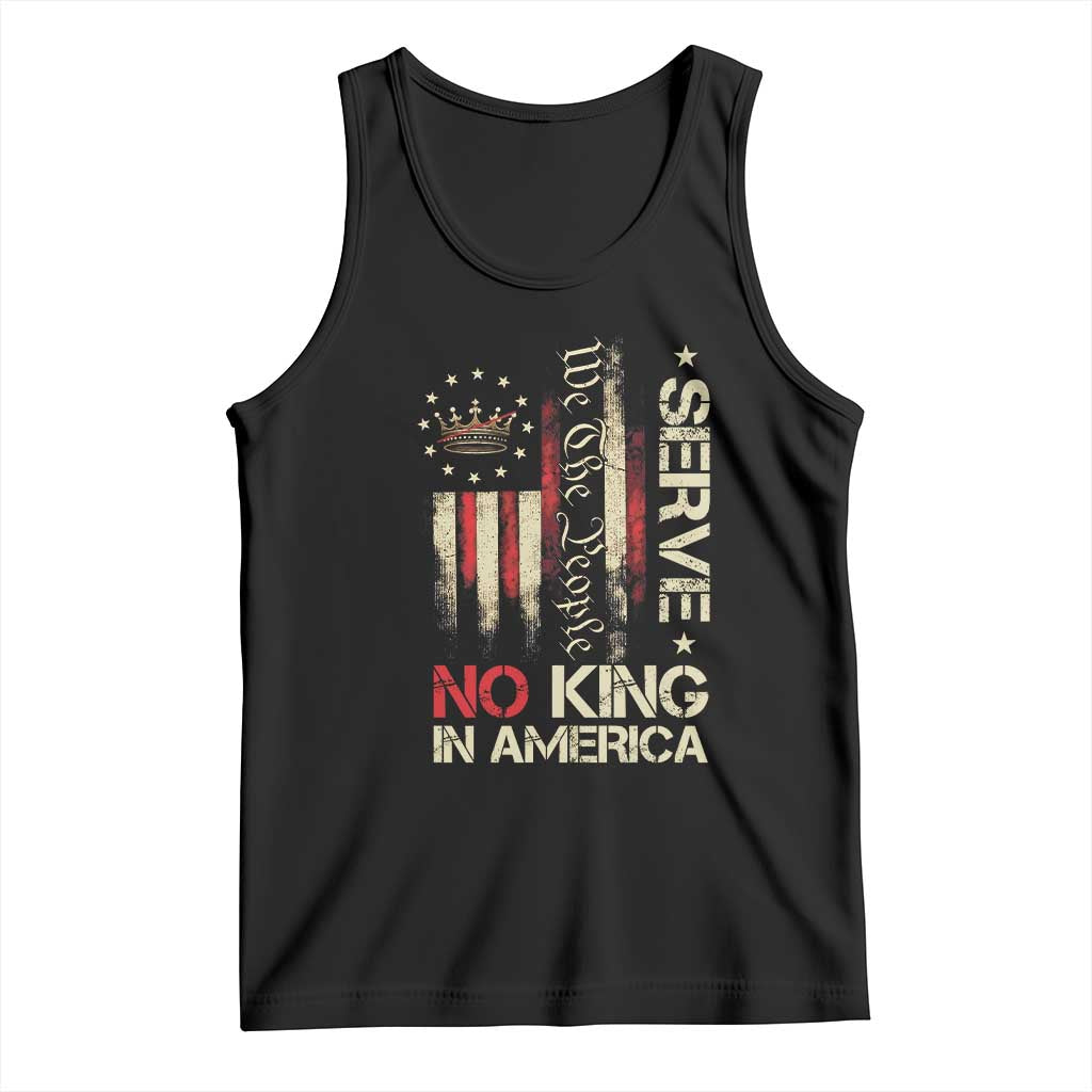 Funny We The People Serve No King In American Tank Top Vintage Betsy Ross Flag - Wonder Print Shop