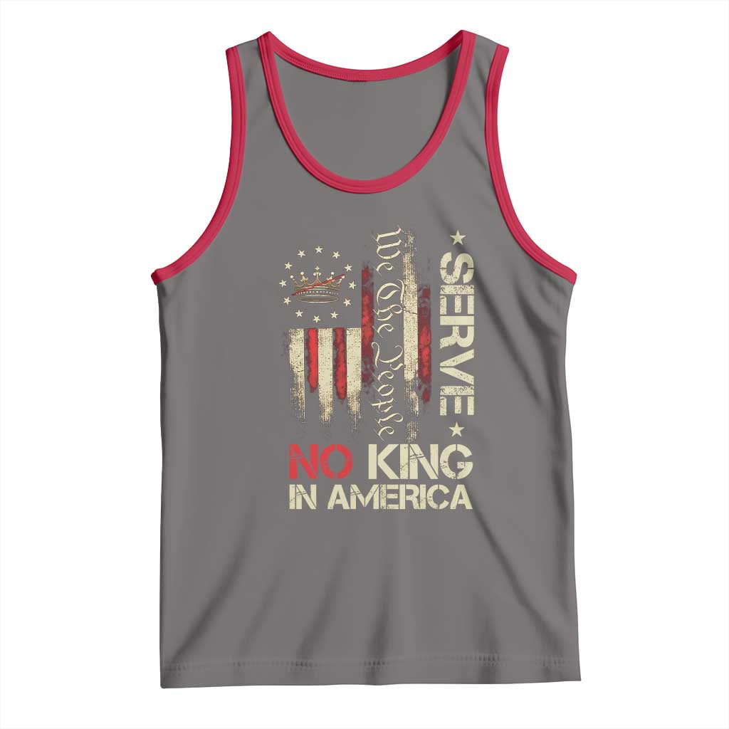 Funny We The People Serve No King In American Tank Top Vintage Betsy Ross Flag - Wonder Print Shop