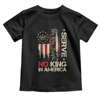 Funny We The People Serve No King In American Toddler T Shirt Vintage Betsy Ross Flag - Wonder Print Shop