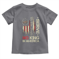 Funny We The People Serve No King In American Toddler T Shirt Vintage Betsy Ross Flag - Wonder Print Shop