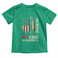 Funny We The People Serve No King In American Toddler T Shirt Vintage Betsy Ross Flag - Wonder Print Shop
