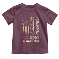 Funny We The People Serve No King In American Toddler T Shirt Vintage Betsy Ross Flag - Wonder Print Shop