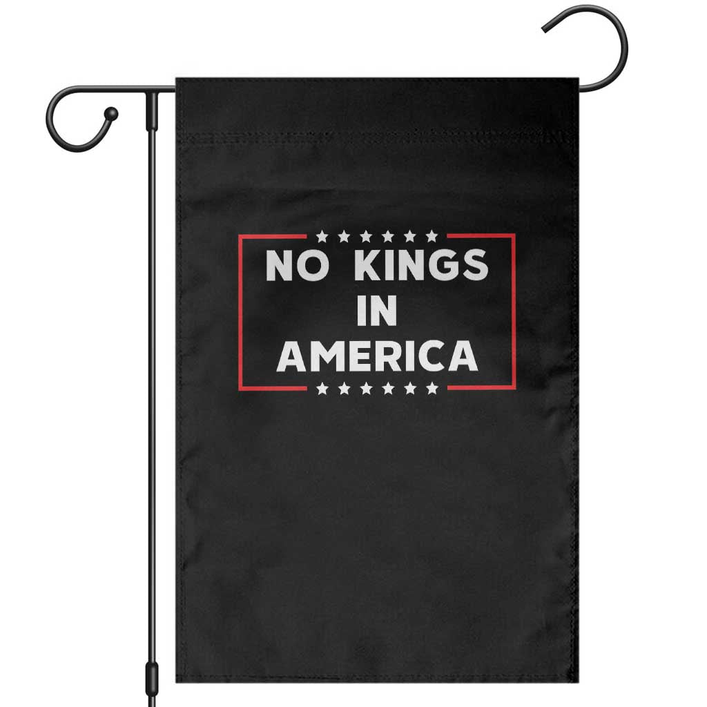No Kings In America Garden Flag Stars Stripes - Wonder Print Shop