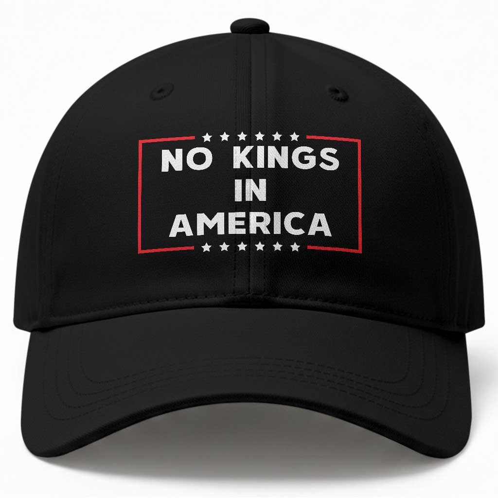 No Kings In America Baseball Cap Stars Stripes