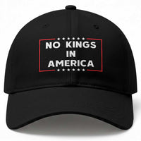 No Kings In America Baseball Cap Stars Stripes