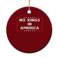 No Kings In America Ceramic Ornament Stars Stripes - Wonder Print Shop