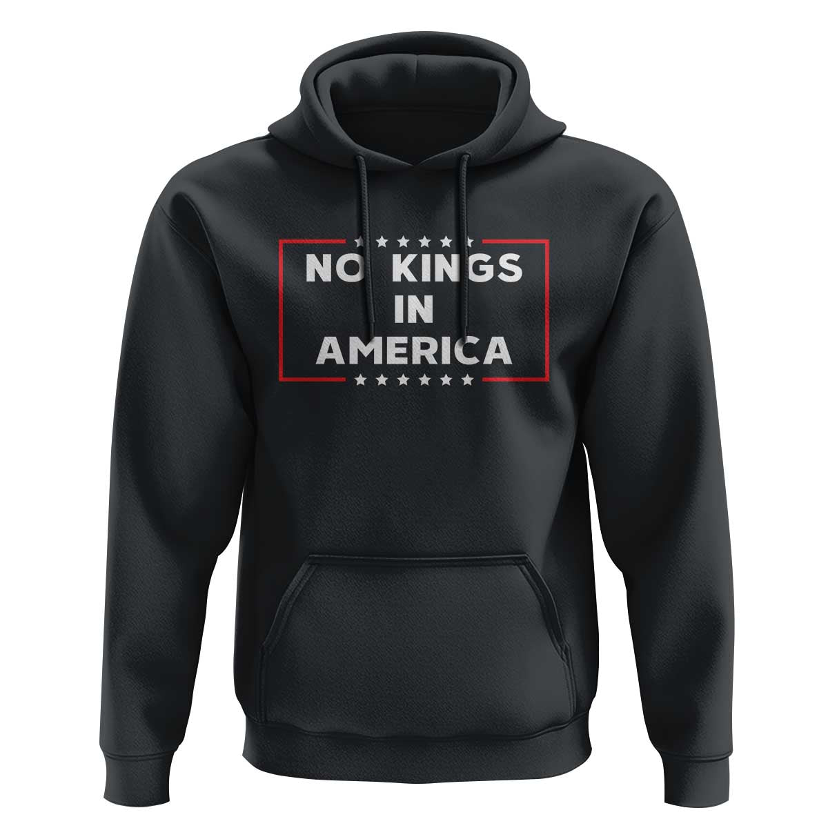 No Kings In America Hoodie Stars Stripes - Wonder Print Shop